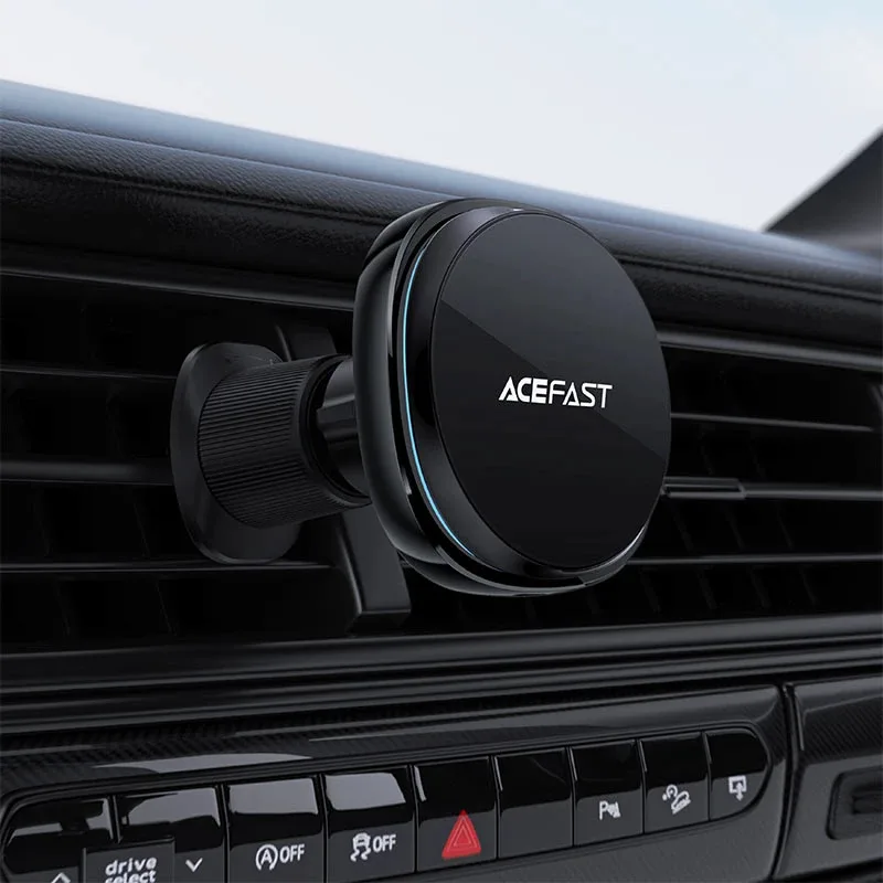 Acefast Стойка за телефон за кола Car phone holder - for Air vent, Wireless Magnetic Wireless Charging - D31 - Black - Image 288