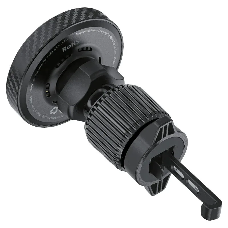Acefast Стойка за телефон за кола Car phone holder - for Air vent, Magnetic Qi2 Wireless Charging - D33 Qi2 - Black - Image 284
