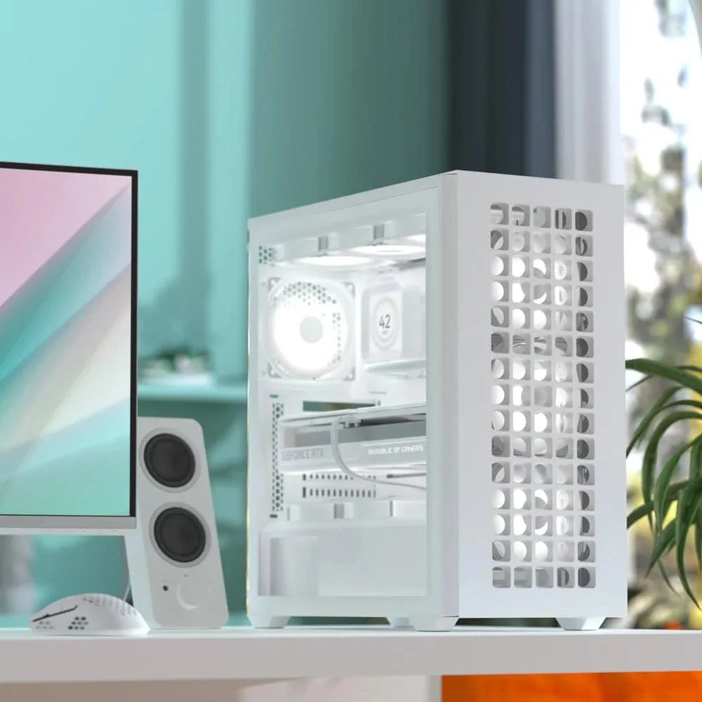 AeroCool кутия Case ATX - D502A White, Addressable RGB - Image 175