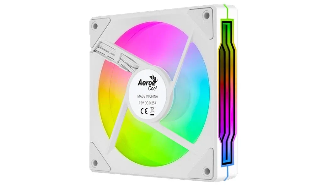 AeroCool вентилатор Fan 120mm Phantom M-3R - Infinity Mirror ARGB, REVERSE - White - Image 173