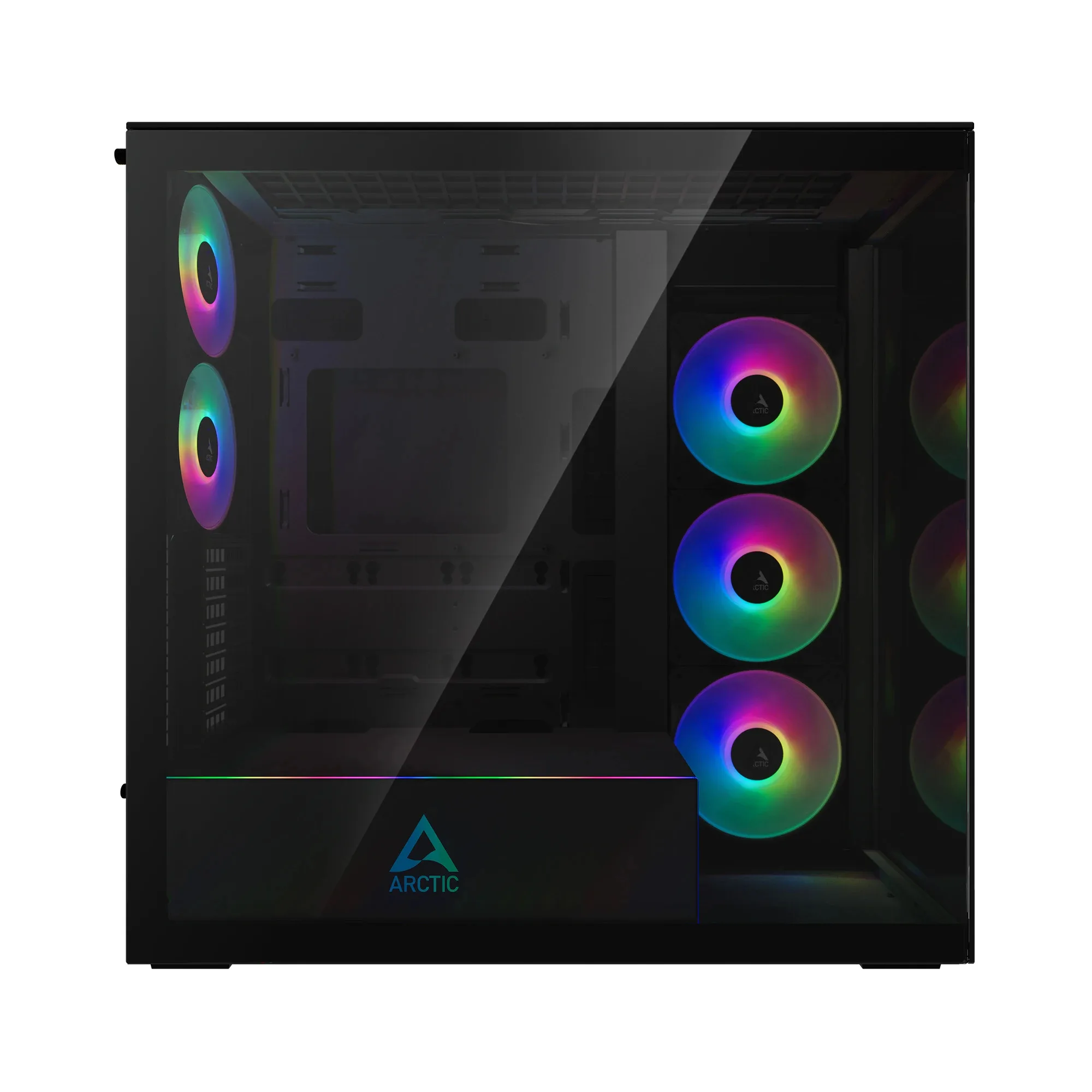 Arctic кутия Case E-ATX - Xtender (Mirror Black) - 5 A-RGB Fans included - Image 99