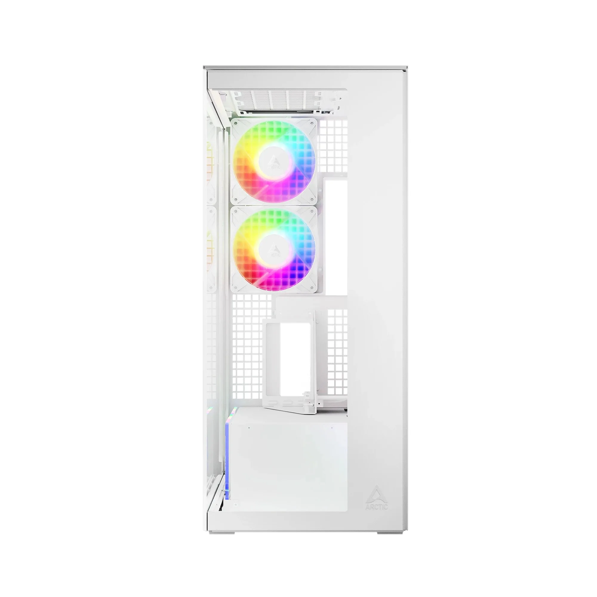 Arctic кутия Case E-ATX - Xtender VG (White) - PCIe Gen 4 riser included, 5 A-RGB Fans included - Image 122