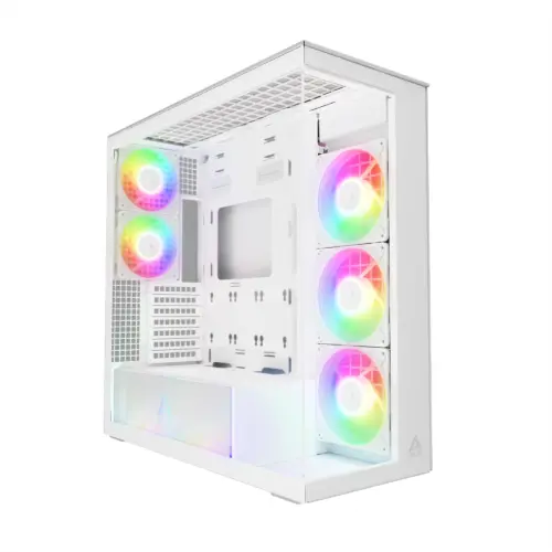 Arctic кутия Case E-ATX - Xtender (White) - 5 A-RGB Fans included