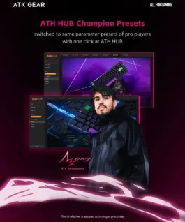 ATK професионална геймърска механична клавиатура Professional Gaming Mechanical Keyboard RS6 – 8K