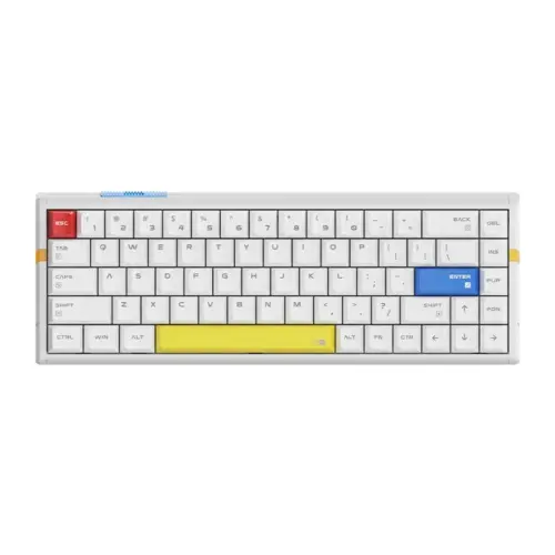 ATK професионална геймърска механична клавиатура Professional Gaming Mechanical Keyboard RS6 Ultra - 8K TTC RGB Magneto Switches [Linear] - White
