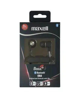 Слушалки с микрофон тапи блутут B13-EB2  BASS 13 черни MAXELL