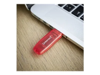 ФЛАШ ПАМЕТ Intenso USB flash drive Rainbow Line - USB 2.0 - 128 GB - Red - PN 3502491 - Image 231