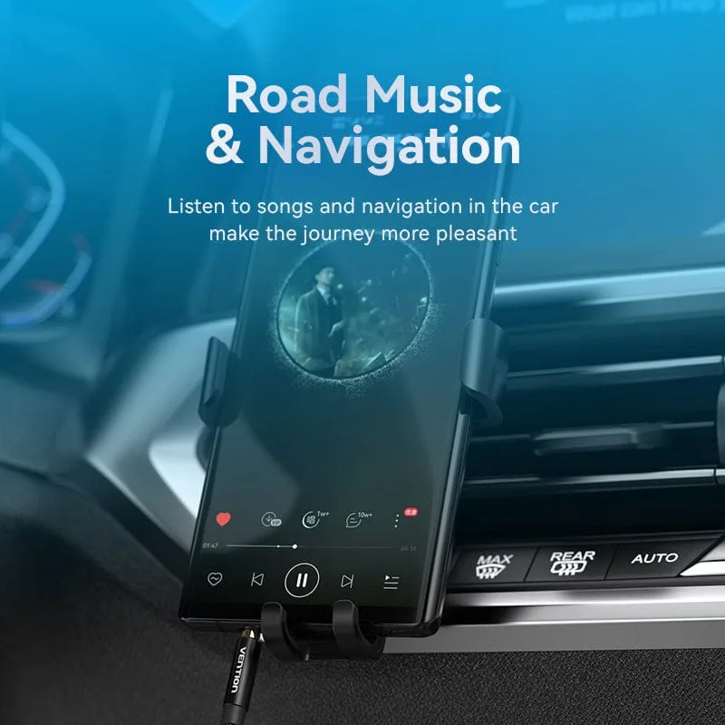 Vention Аудио Кабел 3.5mm Audio Cable M/M Cotton Braided 0.5m - BAWBD - Image 208