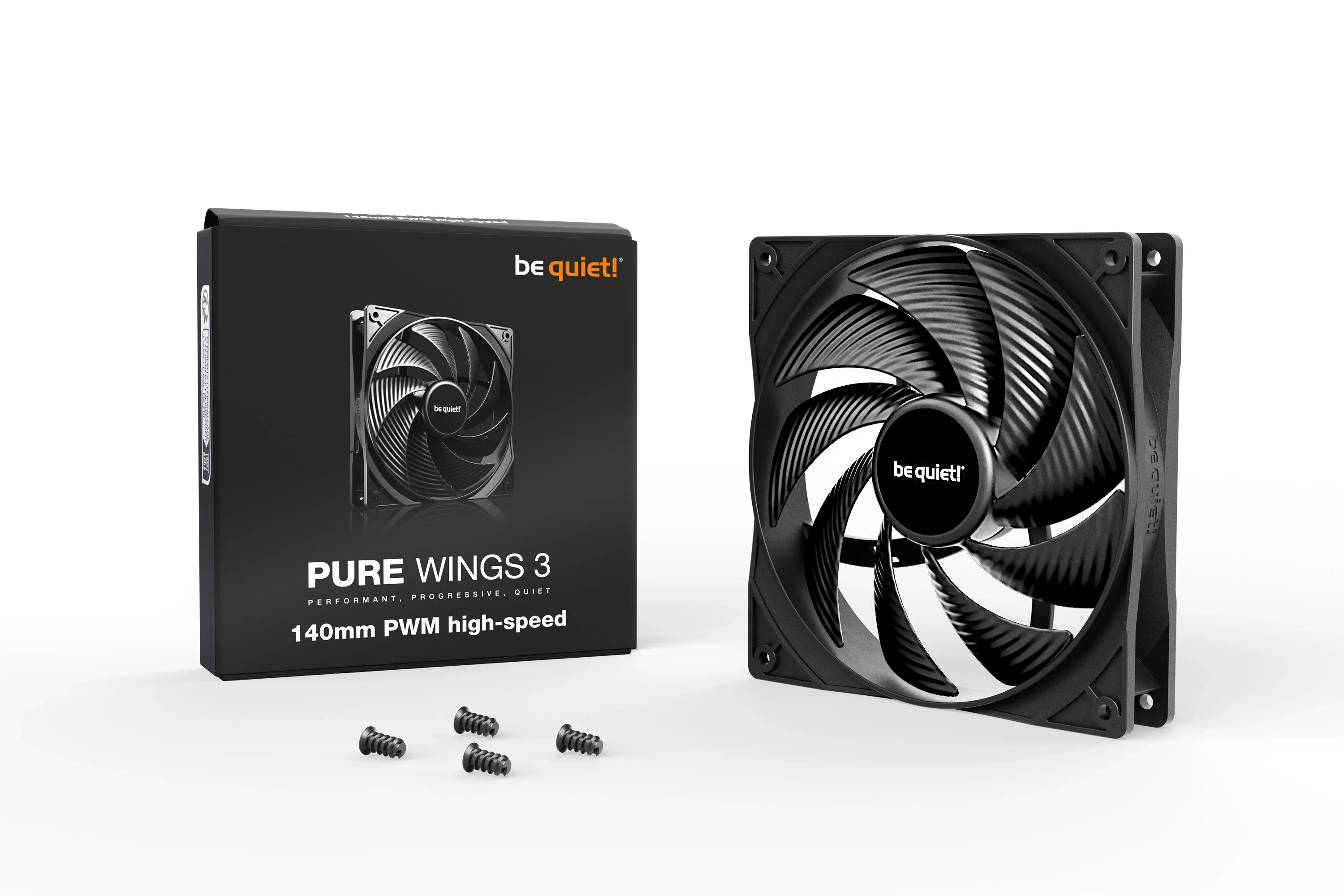be quiet! вентилатор Fan 140mm - Pure Wings 3 140mm PWM high-speed - Image 6