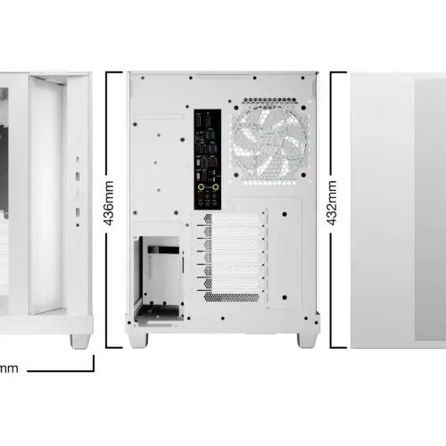 Alternative view of be quiet! кутия Case ATX - LIGHT BASE 500 LX White