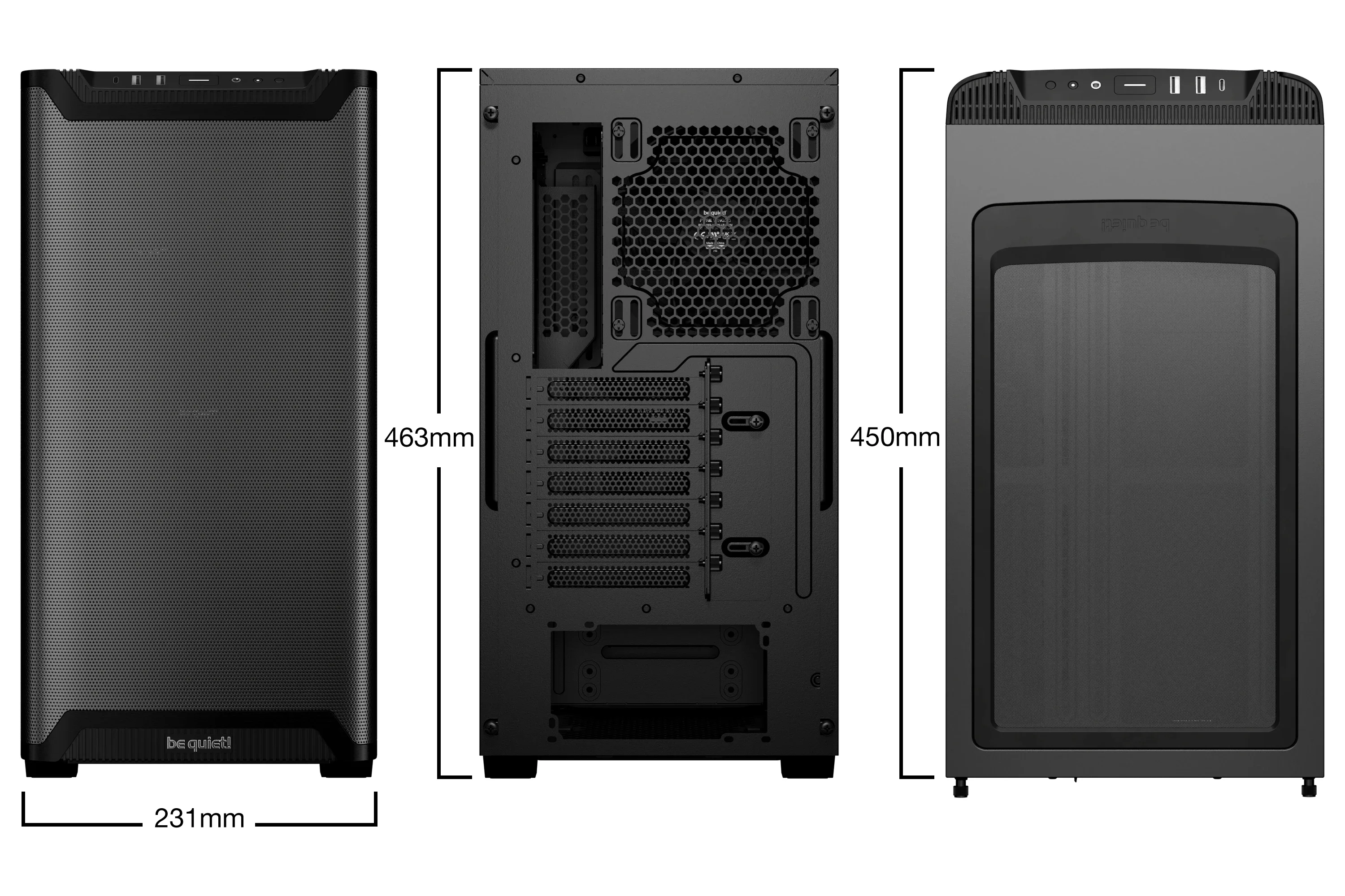 be quiet! кутия Case ATX - Pure Base 501 Airflow Window Black - Image 202