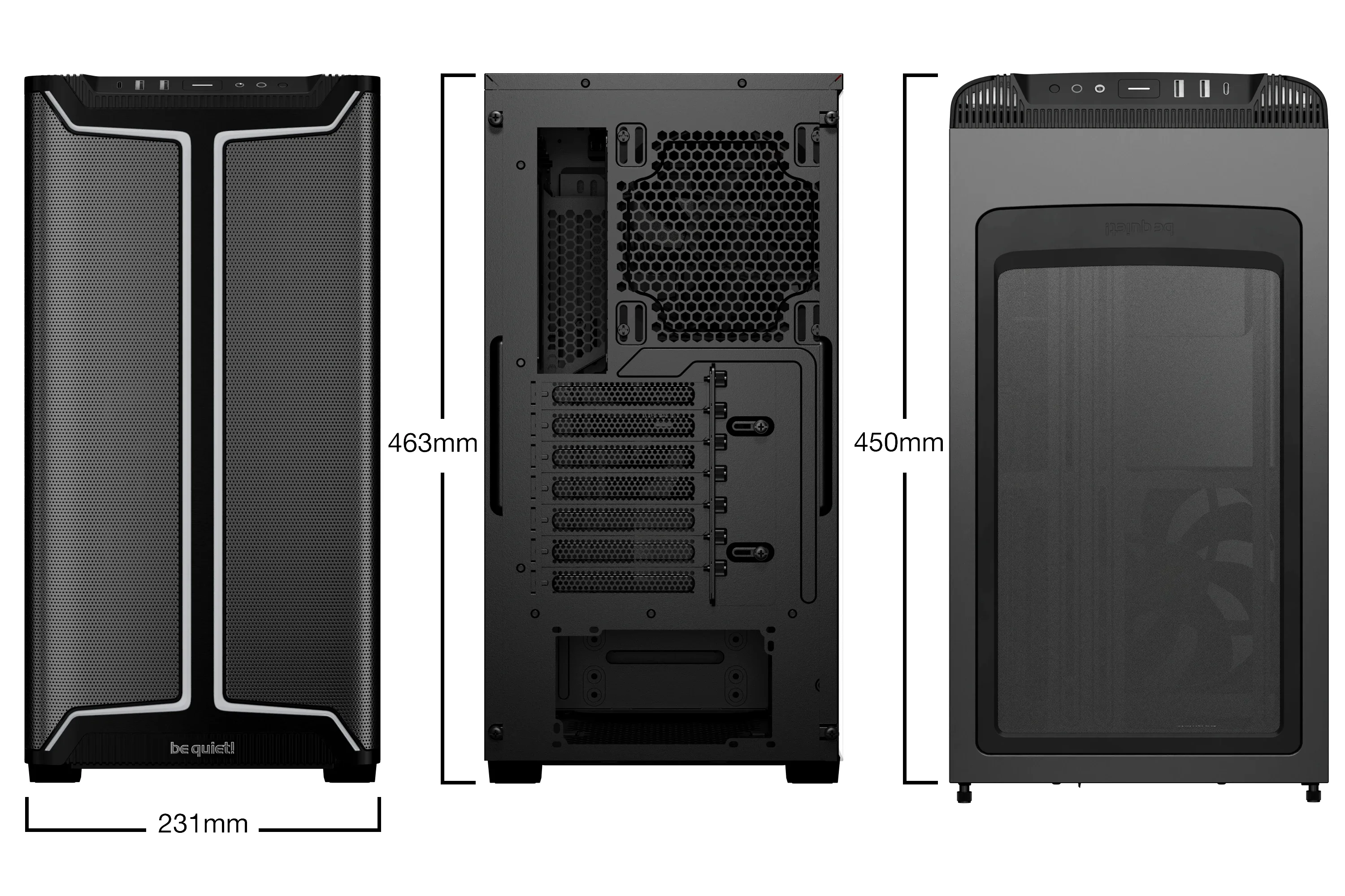 be quiet! кутия Case ATX - Pure Base 501 DX Black - Image 167
