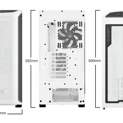 Alternative view of be quiet! кутия Case EATX - Shadow Base 800 DX White