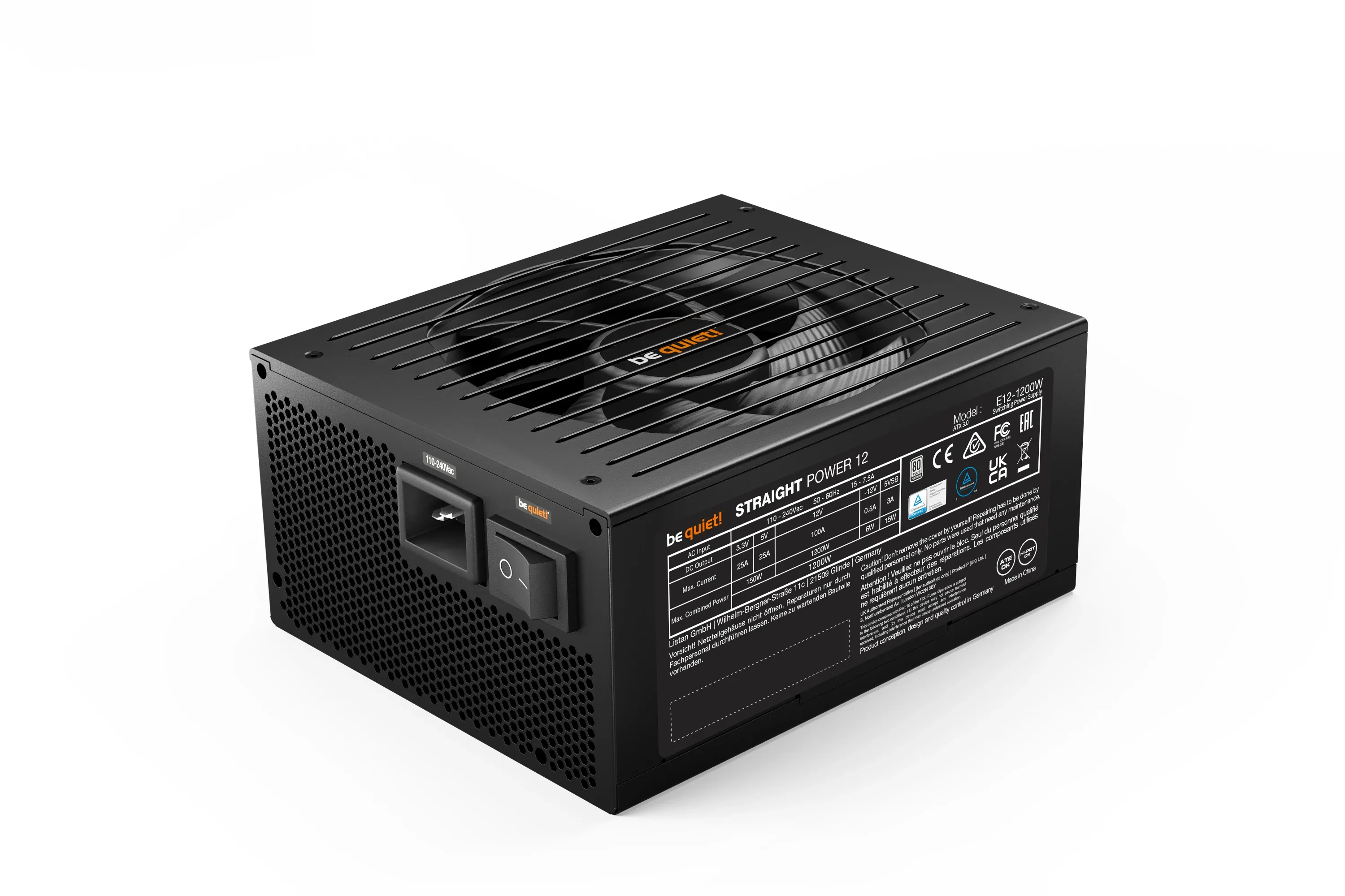 be quiet! захранване PSU ATX 3.1 Platinum - Straight Power 12 1200W - Image 208