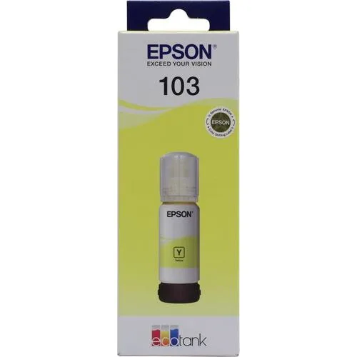 БУТИЛКА МАСТИЛО ЗА EPSON L1110/L3100/L3101/L3110/L3150/L5190 - /103/ -  EcoTank - Yellow - Ink Bottle - PN