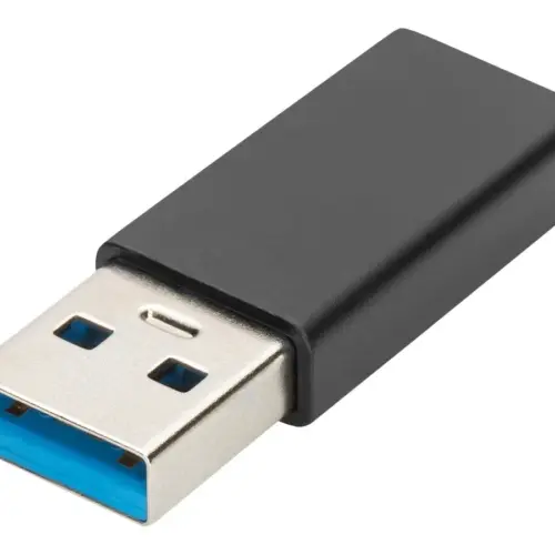 АДАПТЕР DIGITUS – USB-A to USB-C – Black – PN