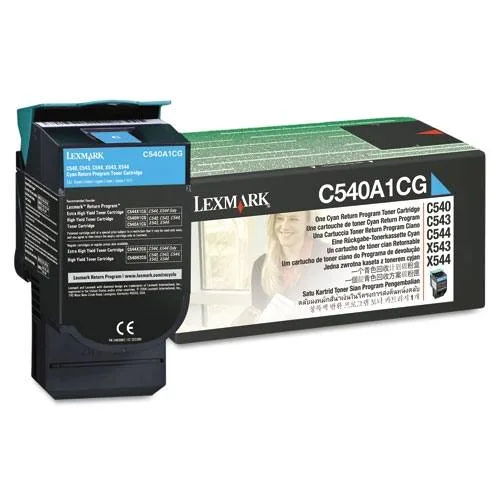 КАСЕТА ЗА LEXMARK OPTRA C540 series/X540 series - Cyan - Return program cartridge - PN