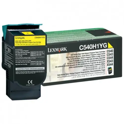 КАСЕТА ЗА LEXMARK OPTRA C540 series/X540 series - Yellow - Return program cartridge - HIGH CAPACITY - PN