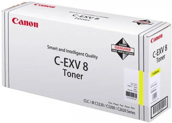 TОНЕР ЗА CANON IR 2620/3200/3220N/IR CLC 2620/IR CLC 3200/IR CLC 3220 - TYPE C-EXV8 - Yellow - PN