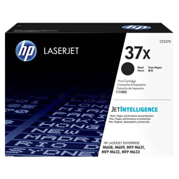 КАСЕТА ЗА HP Laserjet Enterprise M607/M608/M609/MFP M631/M632/M633 - /37X/ - Black - CF237X - PN HT-CF237X -