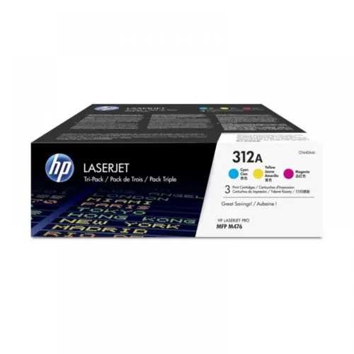КОМПЛЕКТ 3 КАСЕТИ ЗА HP Color LaserJet Pro MFP M476dn/M476nw/M476dw - Cyan/Magenta/Yellow -  /312A/ - PN