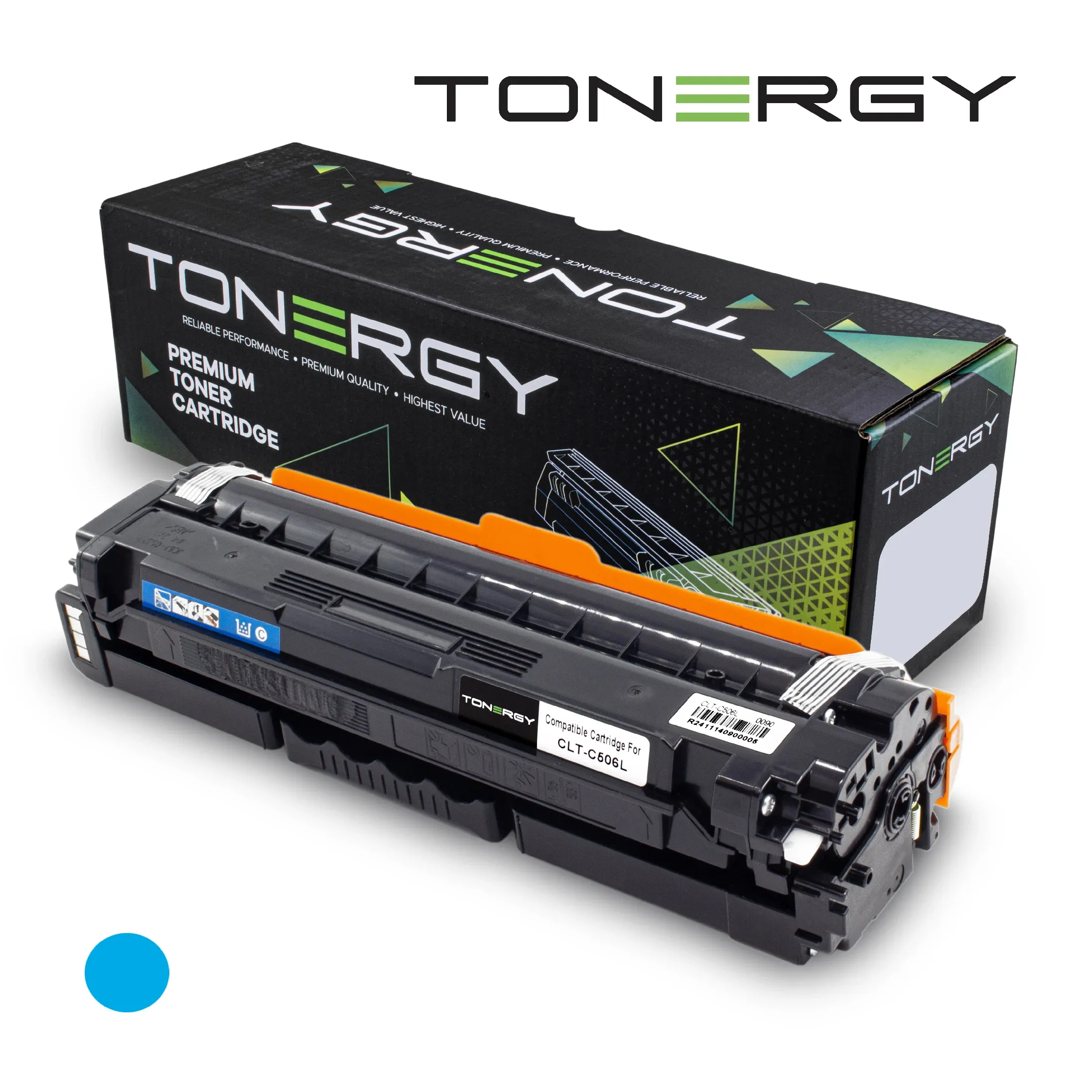 Tonergy съвместима Тонер Касета Compatible Toner Cartridge SAMSUNG CLT-C506L Cyan