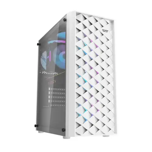Darkflash кутия Case ATX - DK351 White - 4 fans included