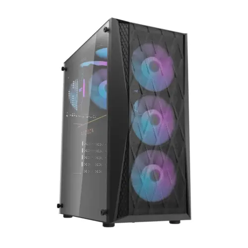 Darkflash кутия Case ATX - DK352 Black - 4 fans included