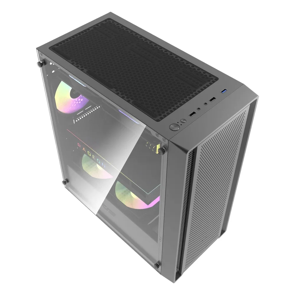 Darkflash кутия Case ATX - DK353 Black - 4 fans included - Image 88