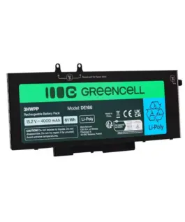 Батерия за лаптоп  DELL 33YDH Dell Latitude 5400 5401 5410 5411 5500 5501 5510 5511 7591  152V  4000mAh GREEN