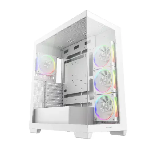 DeepCool кутия Case ATX - CG580 4F WH V2