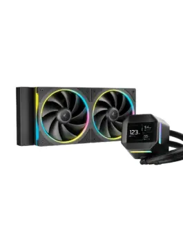 DeepCool водно охлаждане Water Cooling LM240 - 2.4 inch IPS Display Addressable RGB