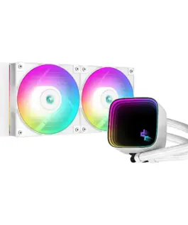 DeepCool водно охлаждане Water Cooling LS520 SE White - Addressable RGB Infinity mirror design -