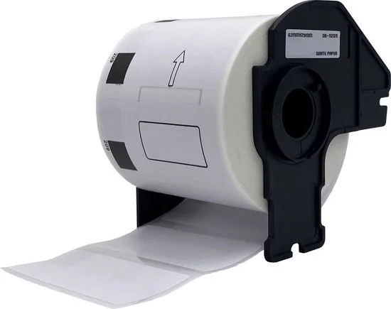 ЛЕНТА ЗА ЕТИКЕТНИ ПРИНТЕРИ BROTHER ТИП QL - SMALL ADRESS LABELS - 29 mm x 62 mm x 800 - DK11209 (DK-11209) - PN LB-11209 - NEOMAX - Image 130