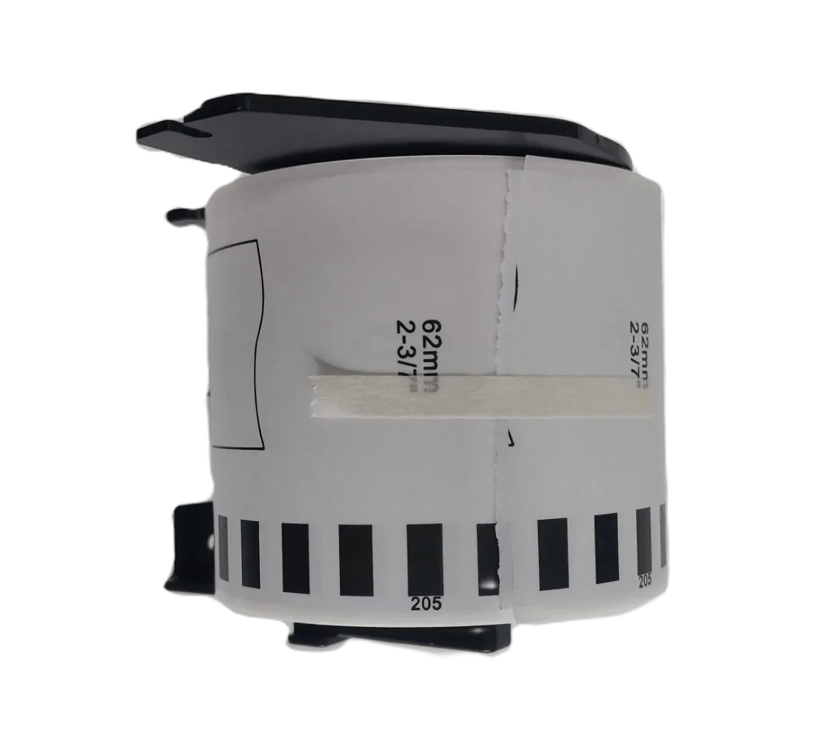 ЛЕНТА ЗА ЕТИКЕТНИ ПРИНТЕРИ BROTHER ТИП QL - CONTINUOUS PAPER TAPE - 62 mm x 30,48 m - DK22205 (DK-22205) - PN LBDK-22205 - NEOMAX - Image 192