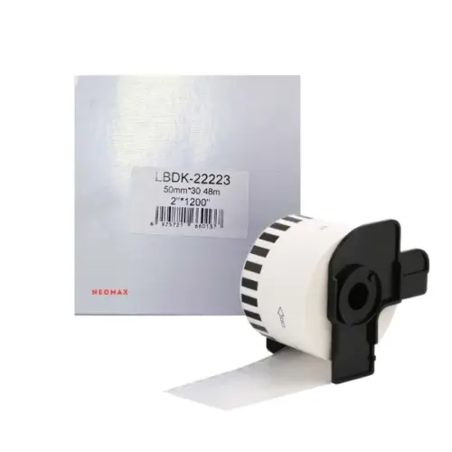 ЛЕНТА ЗА ЕТИКЕТНИ ПРИНТЕРИ BROTHER ТИП QL - CONTINUOS PAPER TAPE - 50 mm x 3048 m - DK22223 (DK-22223) - PN LB-22223 -