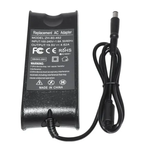 Makki зарядно за лаптоп заместител Laptop Adapter DELL 19.5V 4.62A 90W 7.4×5.0mm –