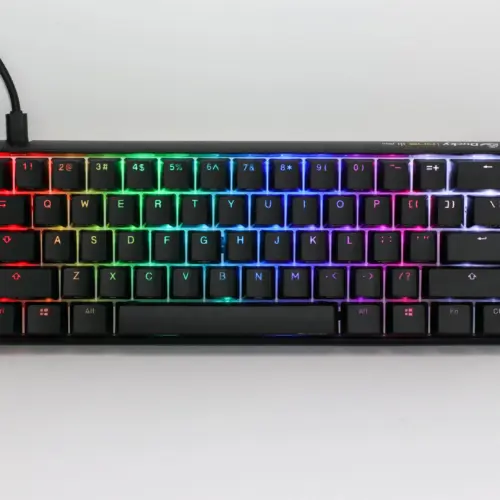 Ducky професионална геймърска механична клавиатура Professional Gaming Mechanical Keyboard One 3 Mini Classic - Cherry MX RGB Brown Switches