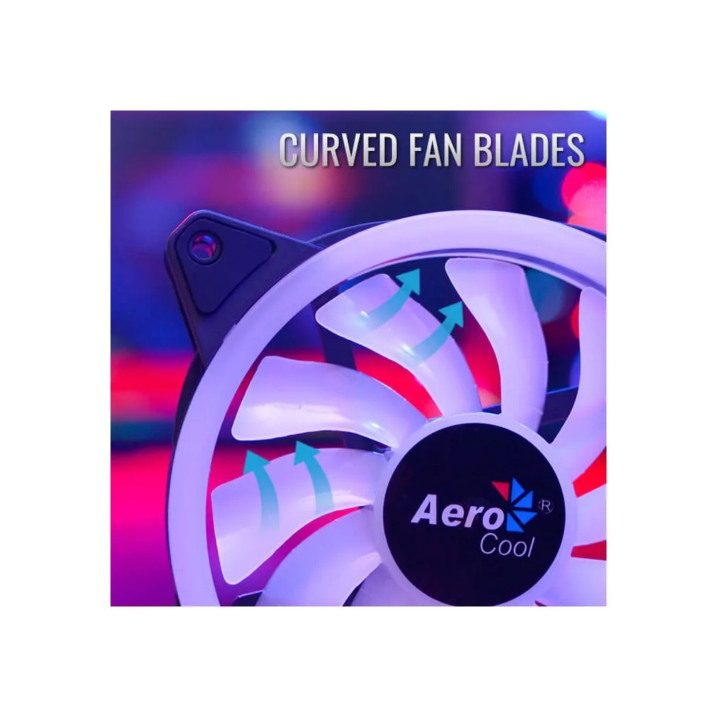 AeroCool вентилатор Fan 120 mm - Duo 12 - Addressable RGB - ACF3-DU10217.11 - Image 175