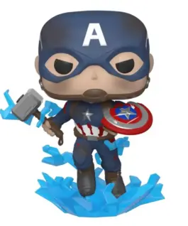 Фигурка Funko Pop! Marvel: Avengers Endgame - Captain America With Broken Shield and Mjolnir