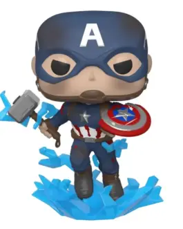 Фигурка Funko Pop! Marvel: Avengers Endgame - Captain America With Broken Shield and Mjolnir