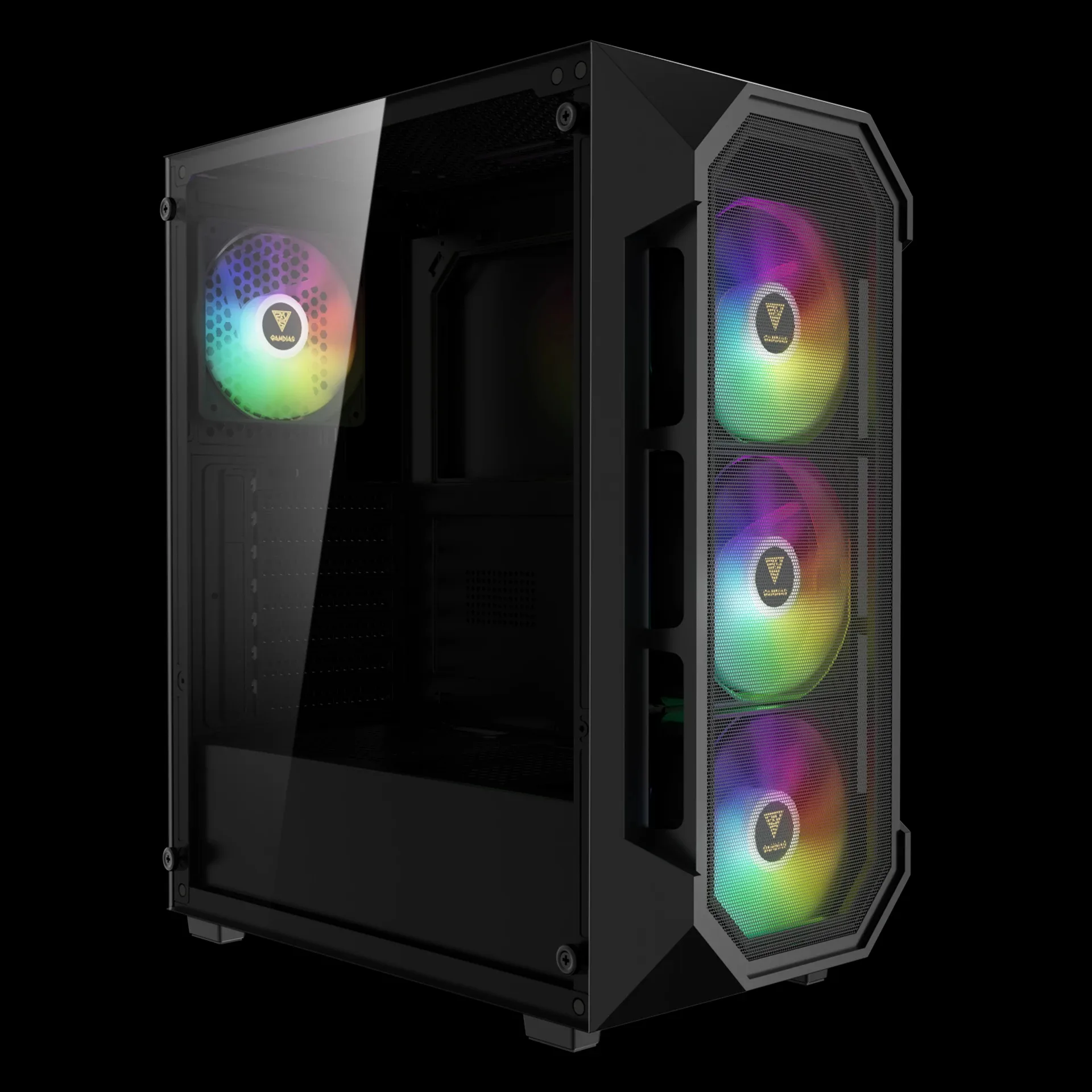 Gamdias кутия Case ATX - AURA GC1 Elite - Mesh, RGB, Tempered Glass - Image 102