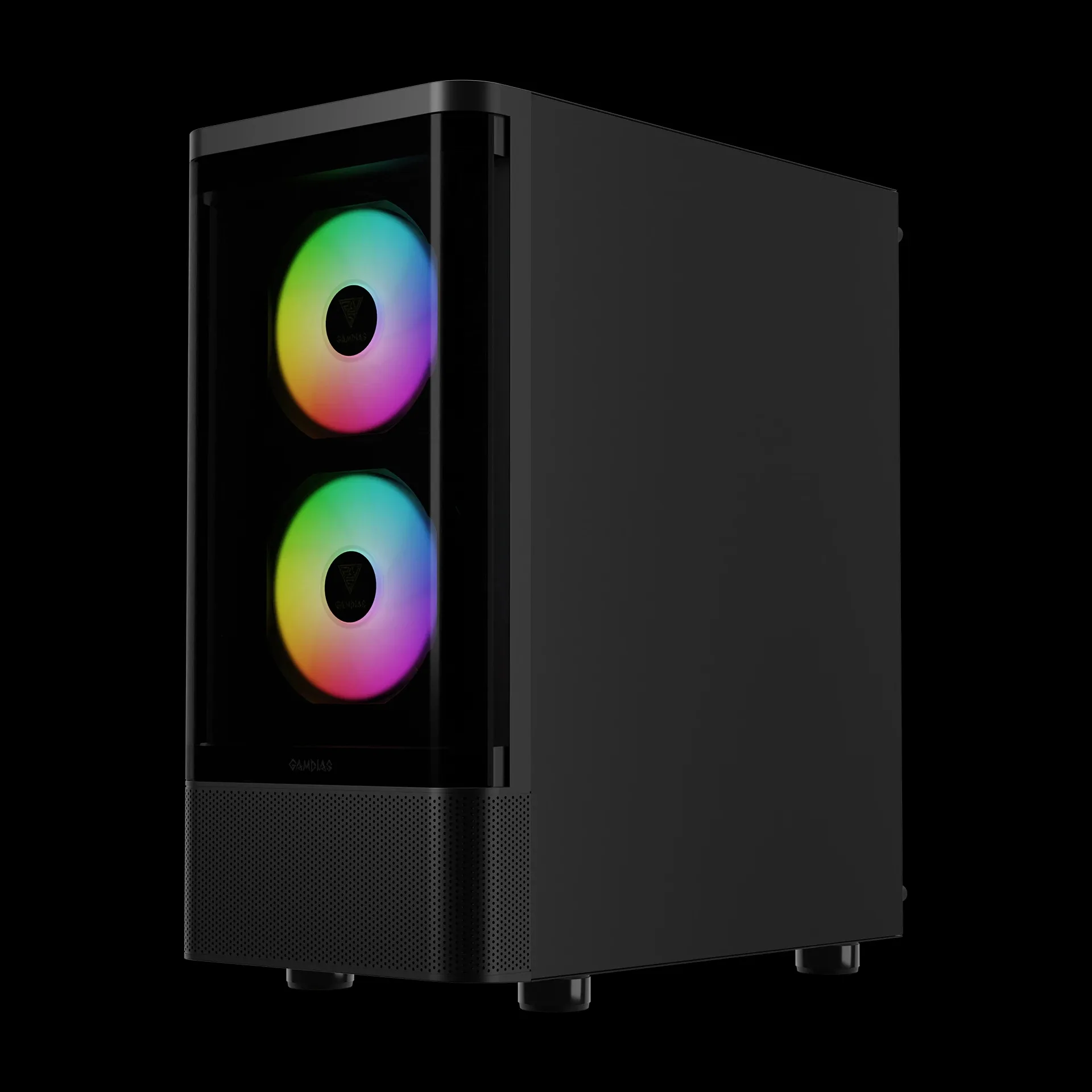 Gamdias кутия Case ATX - TALOS E3 CG - 3 x 120 mm A-RGB, Curved Glass - Image 30