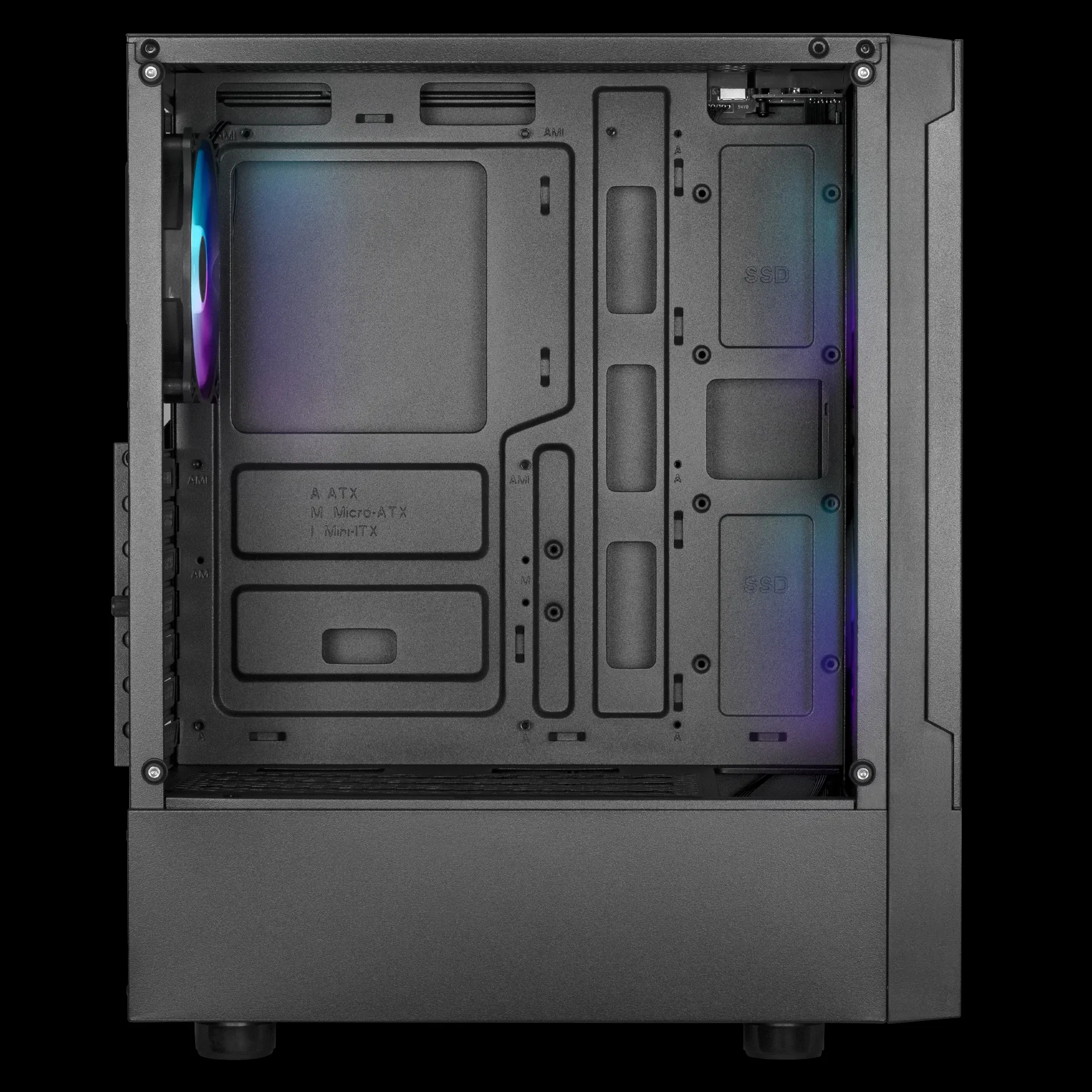 Gamdias кутия Case ATX - TALOS E3 MESH - aRGB, Tempered Glass - Image 170