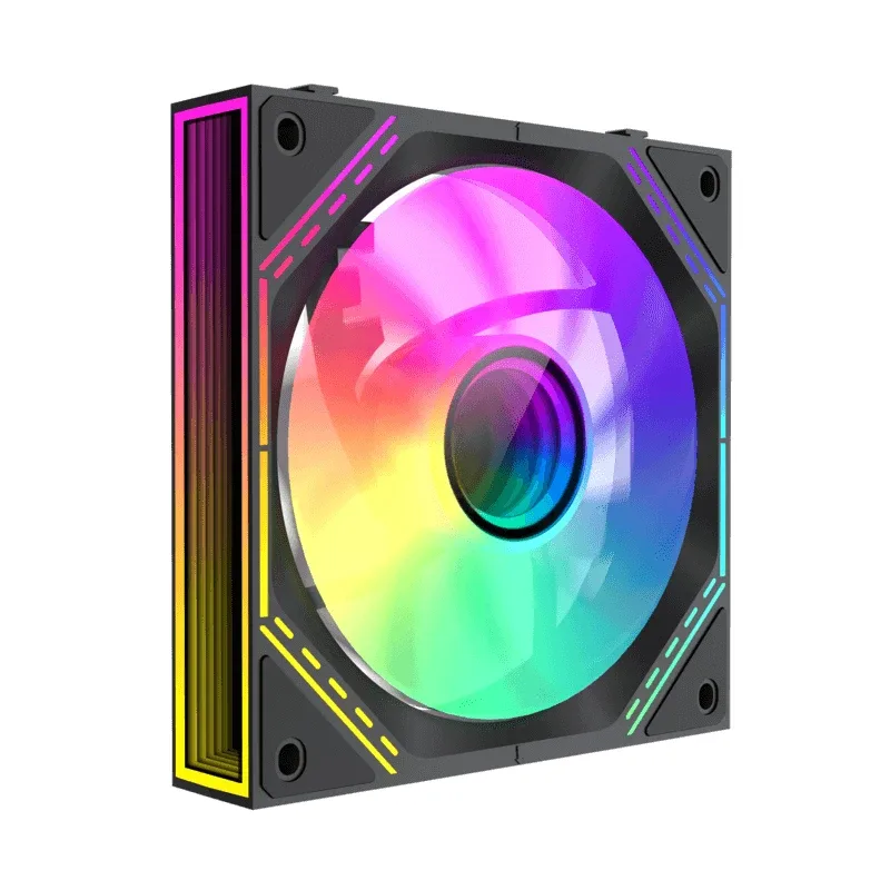 Gamemax Комплект вентилатори Fan Pack 3-in-1 3x120mm - FN12A-S3I-R Black, Reverse, Daisy-Chain, Addressable RGB - Image 184