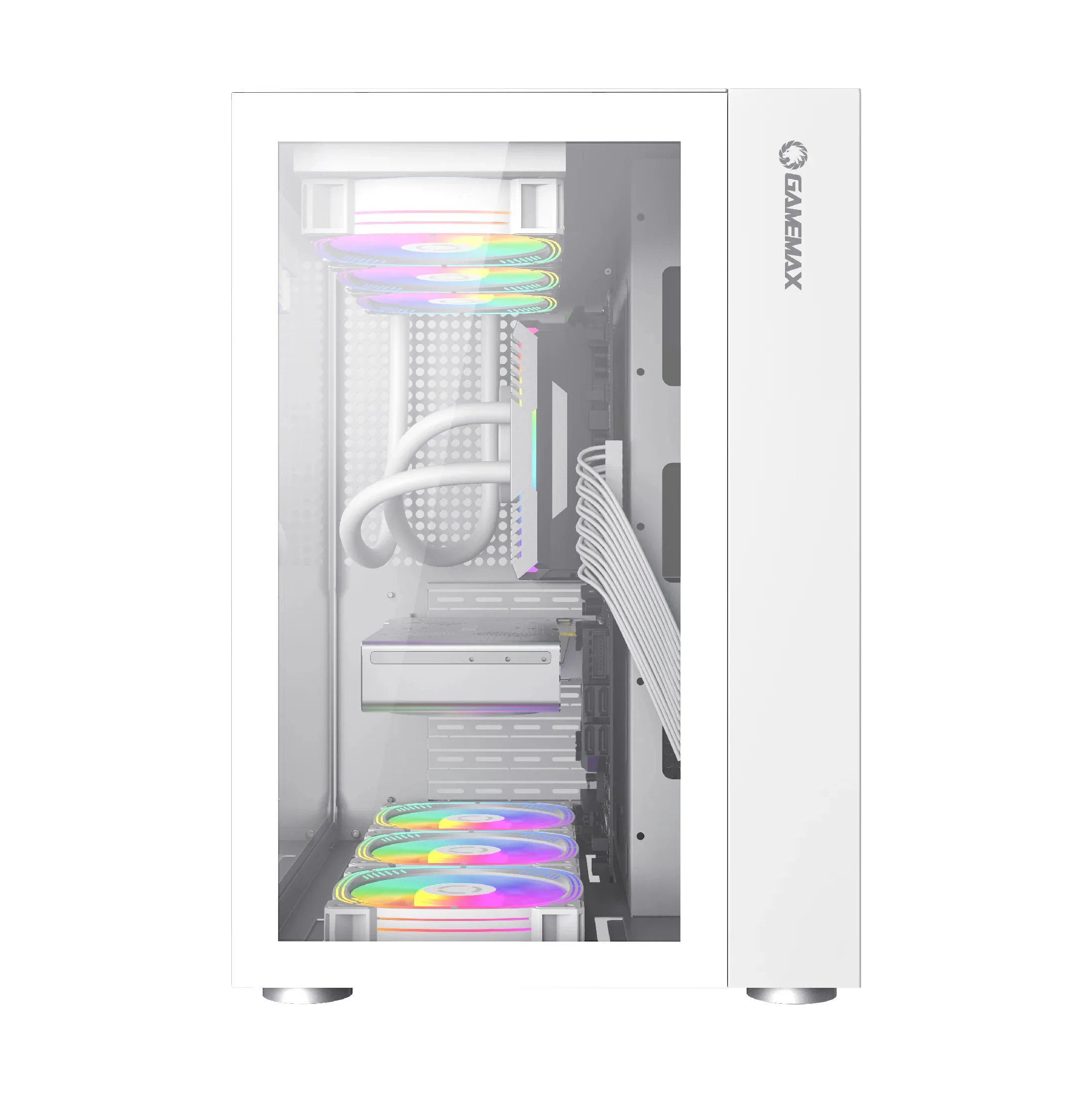 Gamemax кутия Case ATX - Infinity White - Image 207