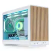 Кутия за компютър Lian Li DAN A3-mATX Wood Edition White Tempered Glass Micro