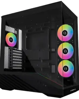 Кутия за компютър Lian Li Vector V100 ARGB Mid-Tower Tempered Glass - Black