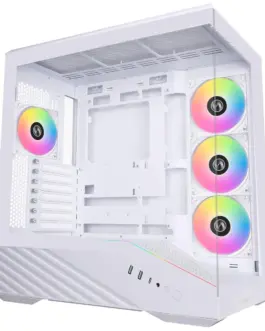 Кутия за компютър Lian Li Vector V100 ARGB Mid-Tower Tempered Glass - White