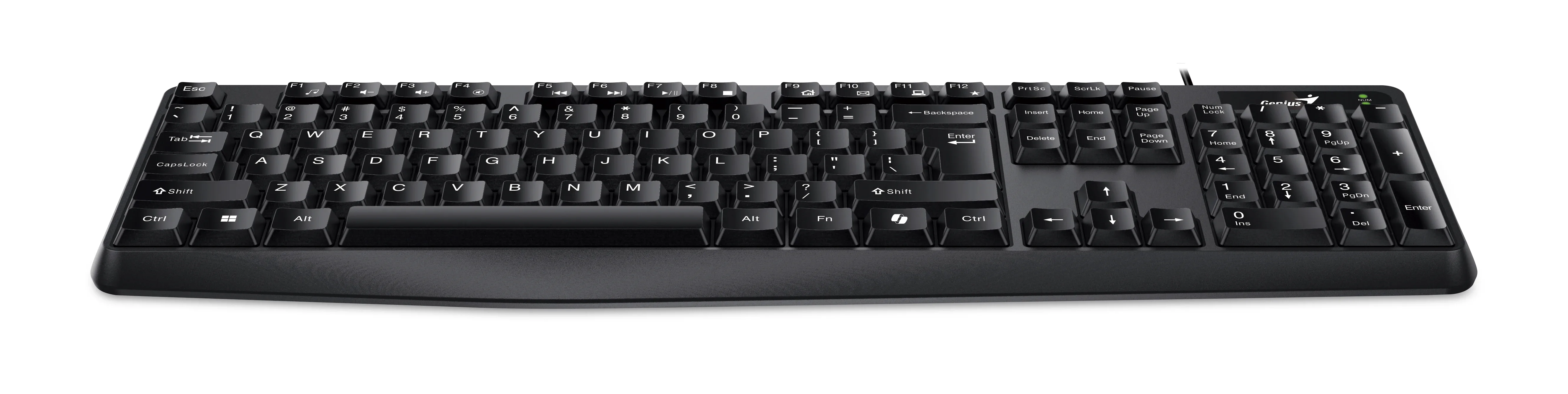 Genius клавиатура кирилизирана Smart Keyboard KB-117 Black - AI, BG Layout, USB - Image 316